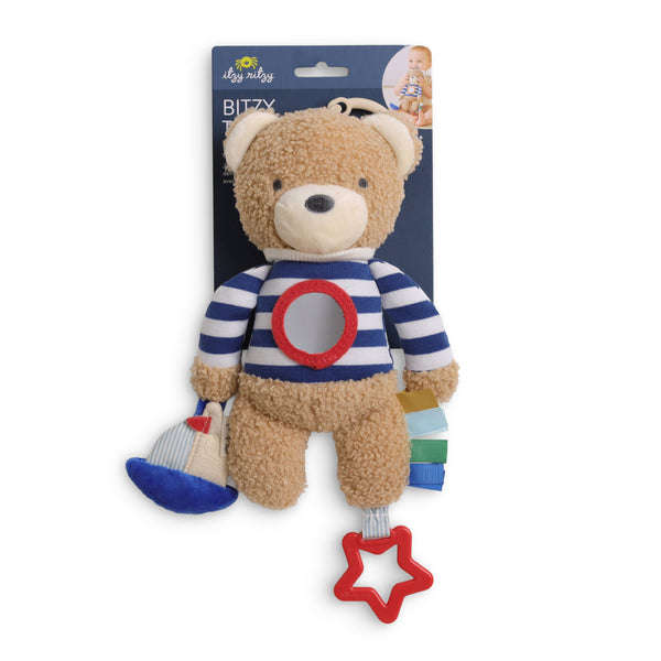 Itzy Ritzy - Bitzy Traveler Plush Sensory Baby Toy