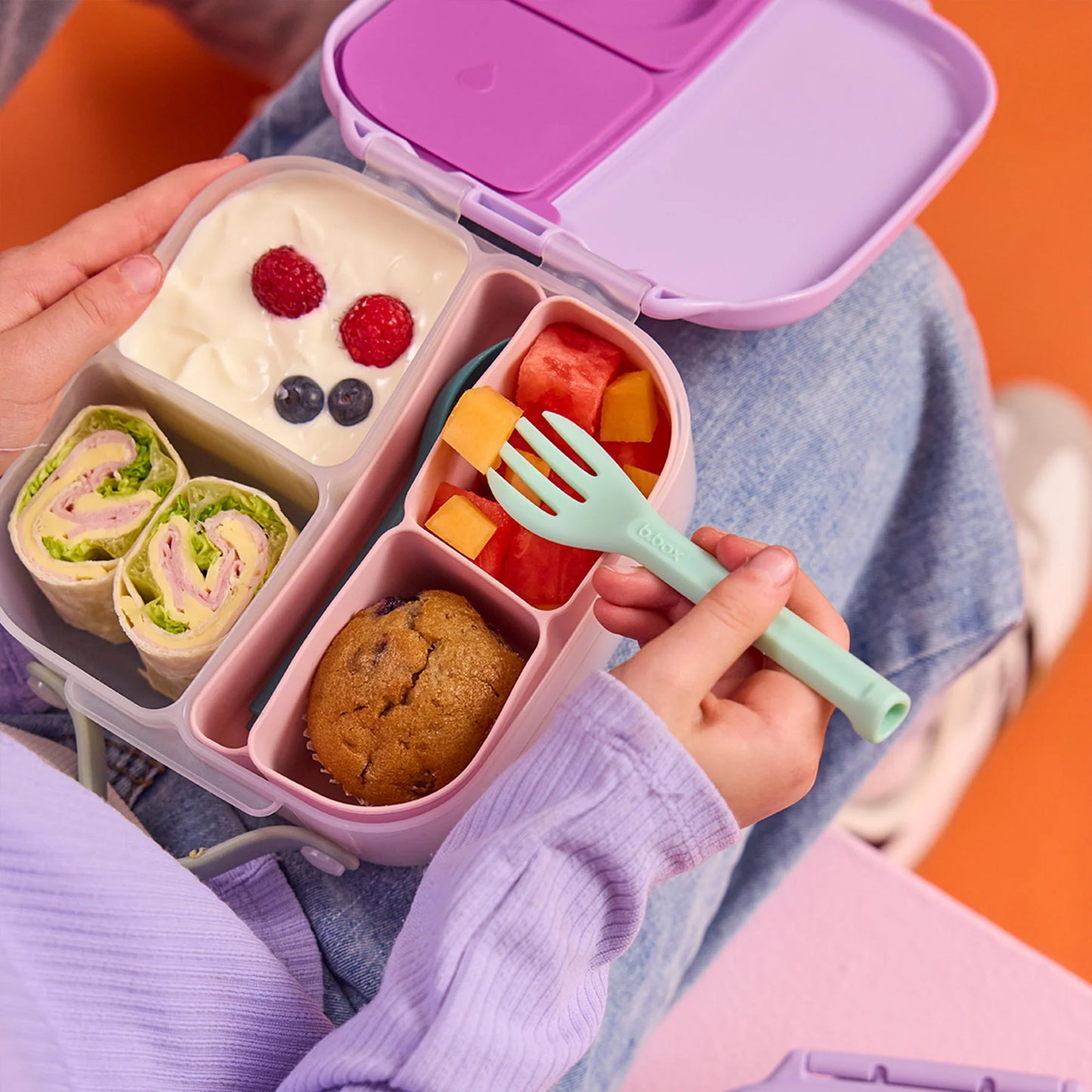 B.Box - Lunch Cutlery Fork + Spoon Duo - 2pk