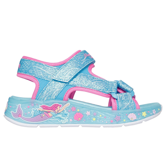Skechers S-Lights Mermaid Dreams light-up sandal for girls