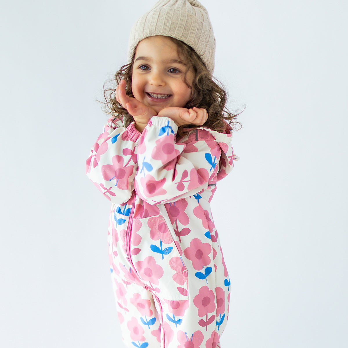 Souris Mini Baby Cream One-Piece Suit