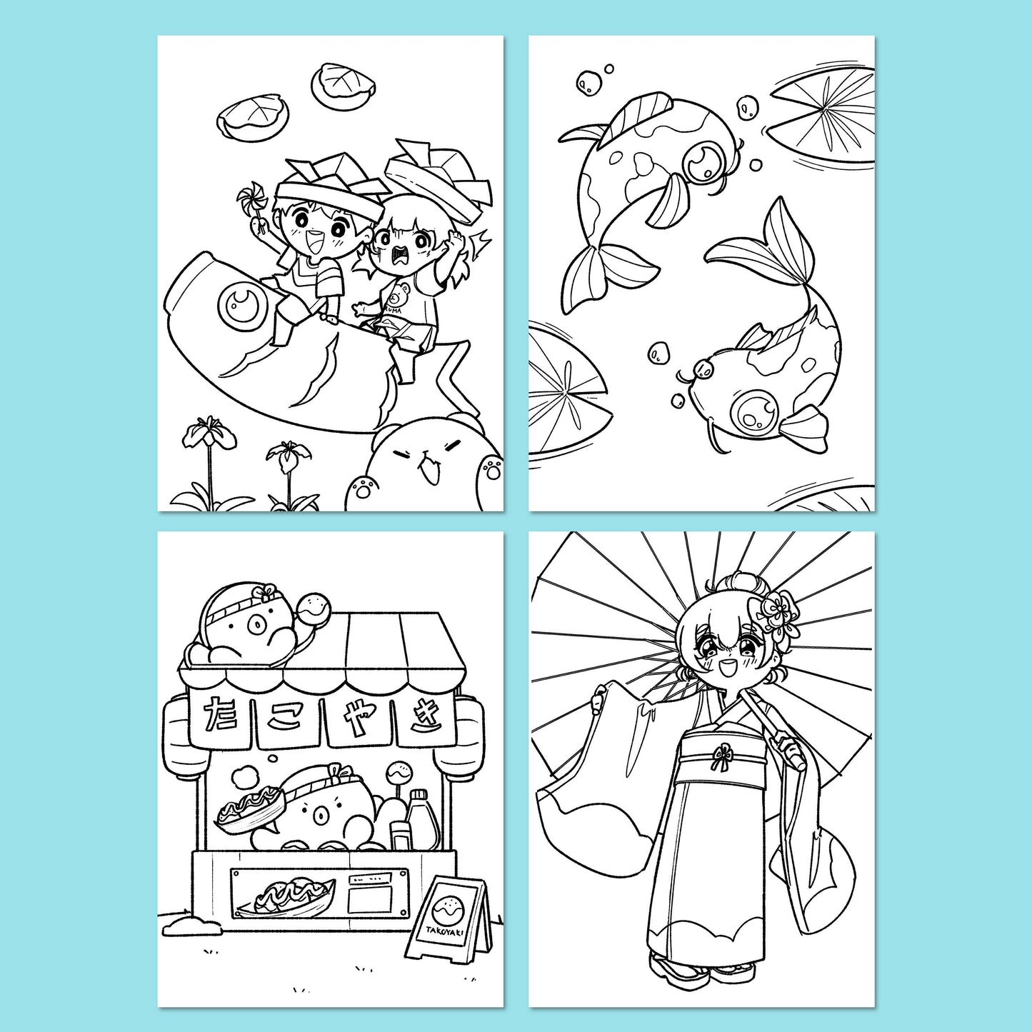 Faber-Castell / Creativity for Kids - Anime Drawing - Japanese Adventures Edition Coloring Book