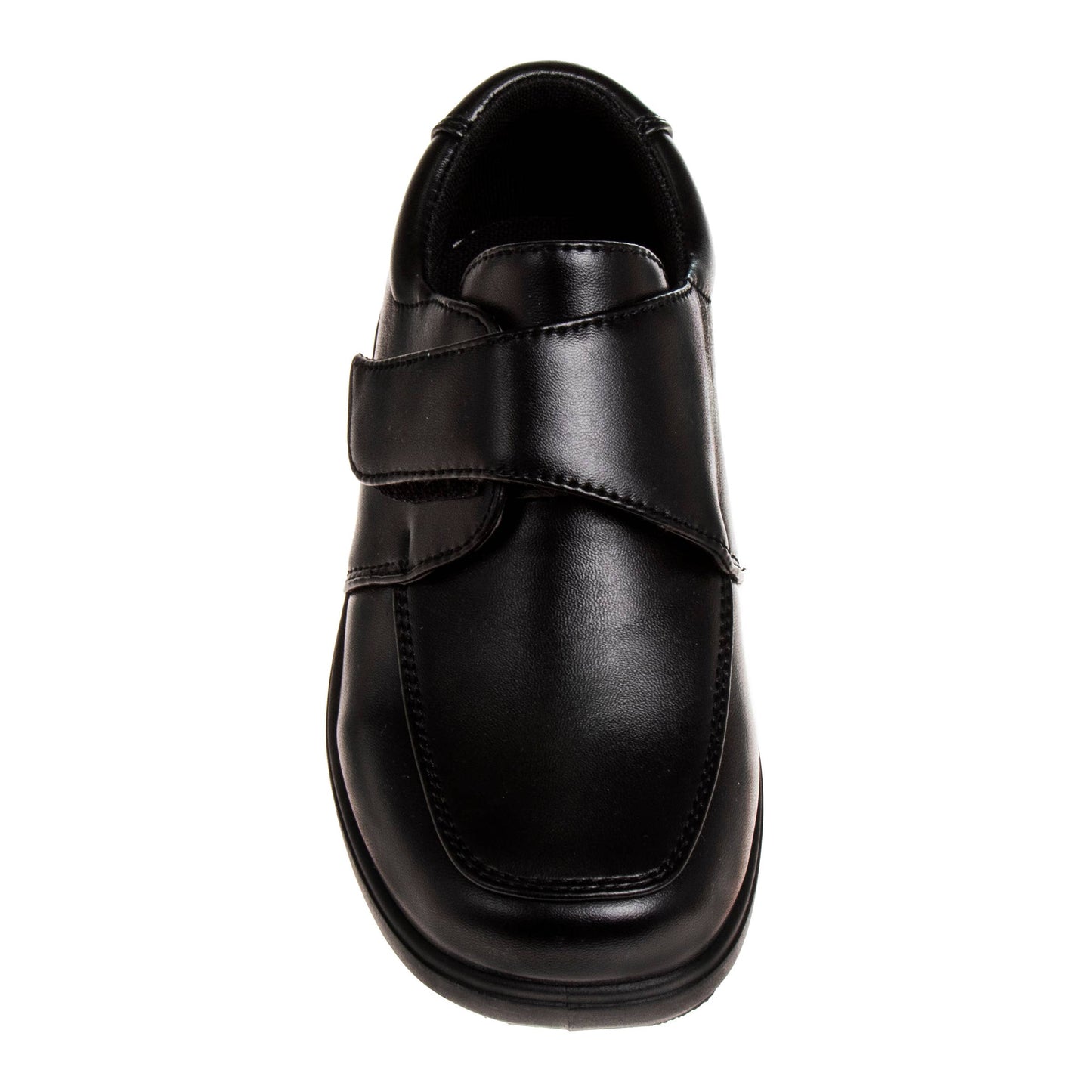 French Toast Boys Black Hook and Loop School Shoes (Little Kid)