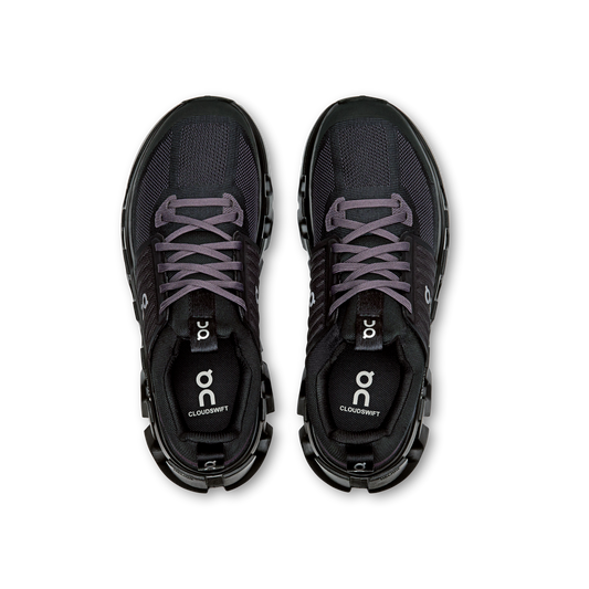On Cloudswift Youth Sneaker - Black/Eclipse