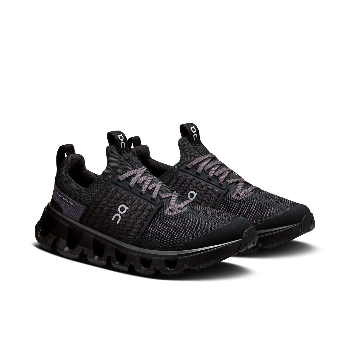 On Cloudswift Youth Sneaker - Black/Eclipse