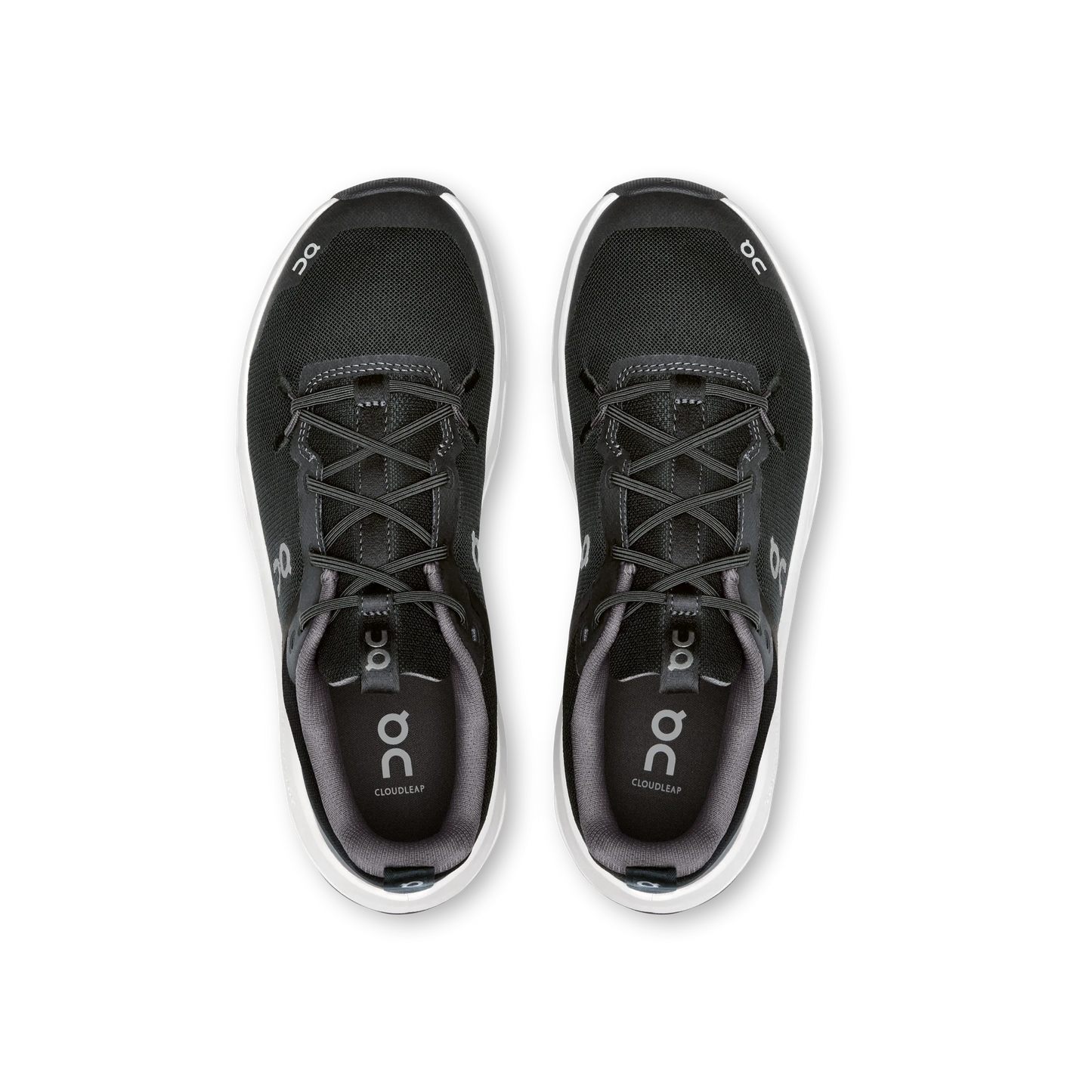 On Cloudleap Running Shoe Youth - Black | White