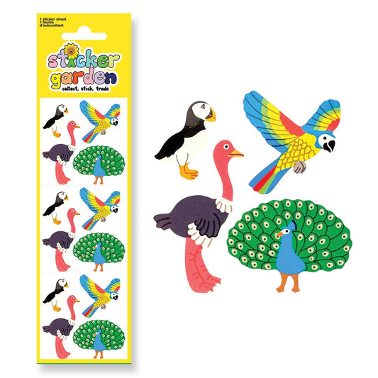 Sticker Garden - Glossy Birds Sticker Sheet