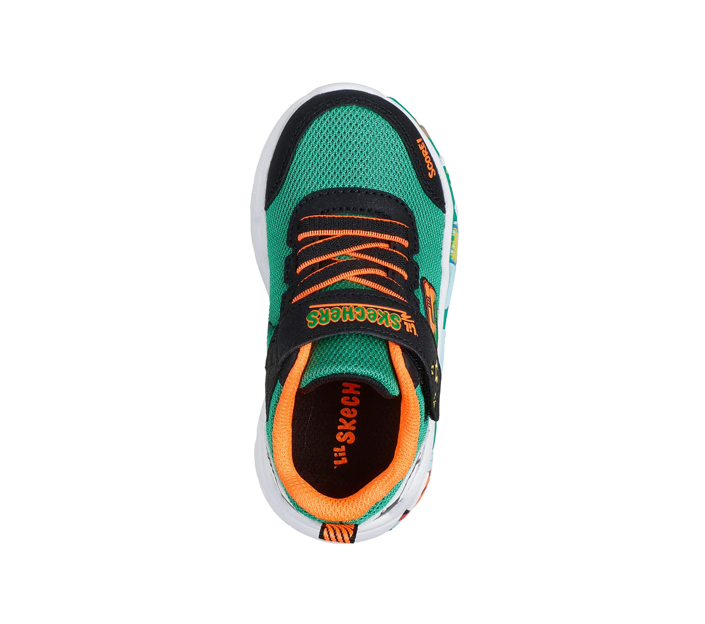Skechers Play Scene Sneakers - GREEN / MULTI