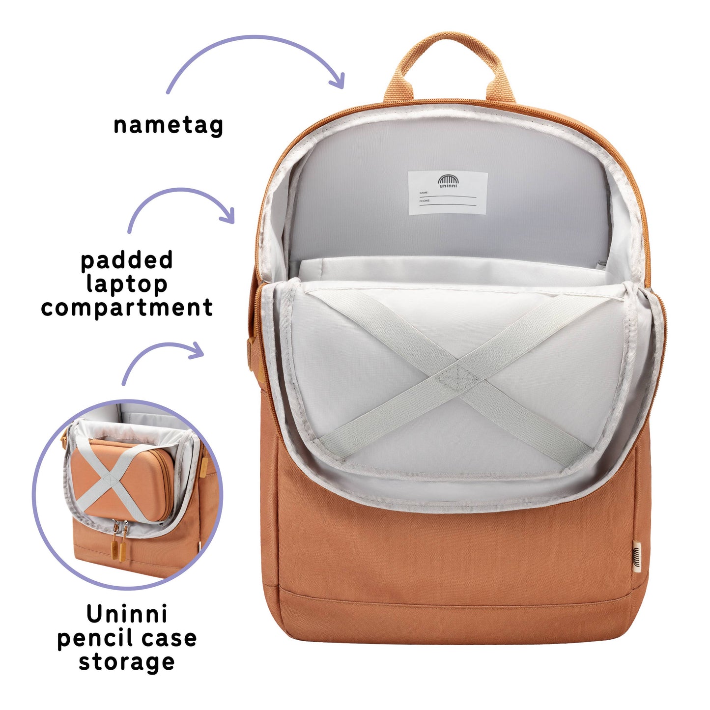 uninni - Bailey Backpack - Brown