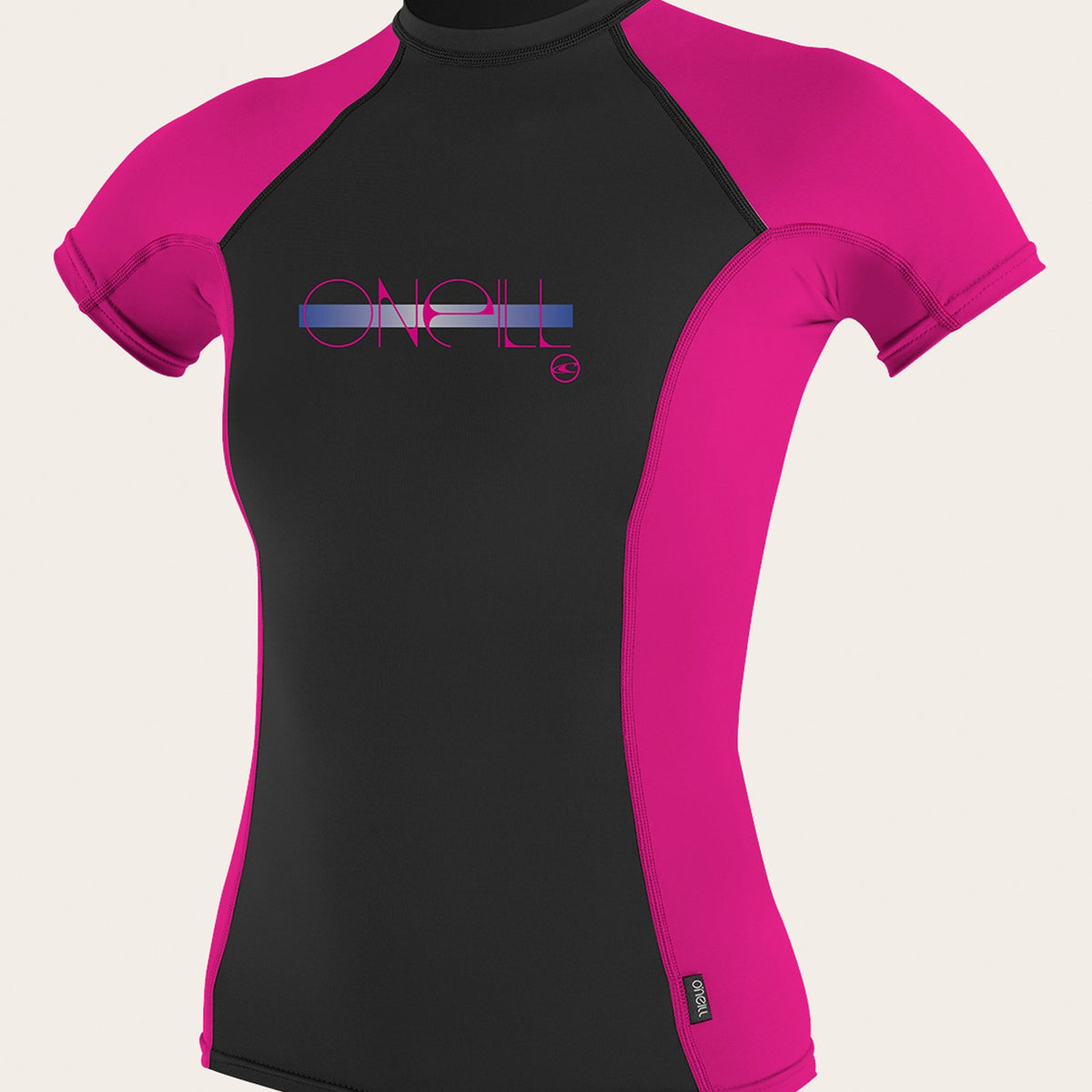 O'Neill Girls Premium S/S Rashguard 4175 Em1 Blk/Berry
