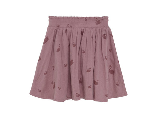 Minymo Crane Pattern Skirt Rose - 5Y