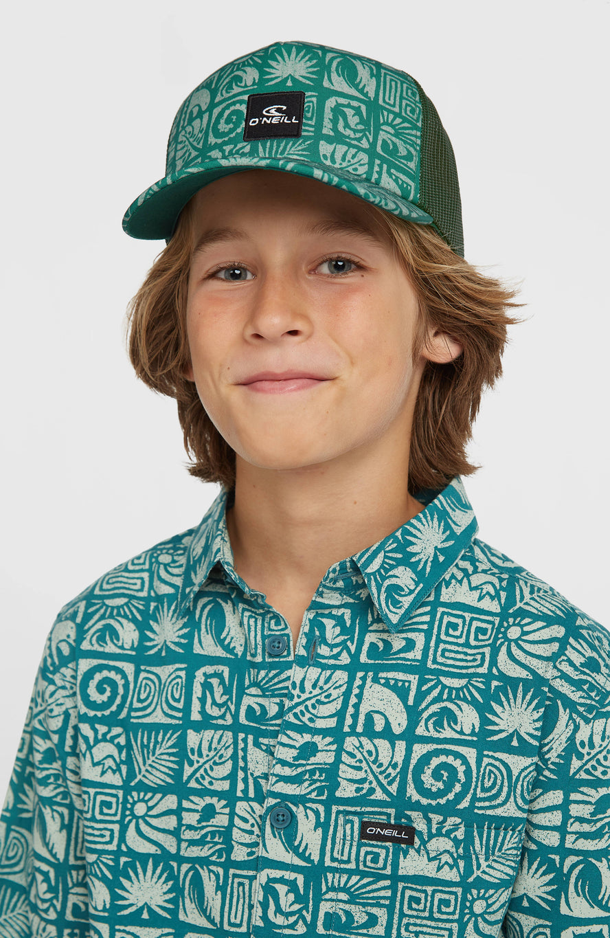 O'Neill Summer Boys Camp Trucker Cap - Blue Bricks