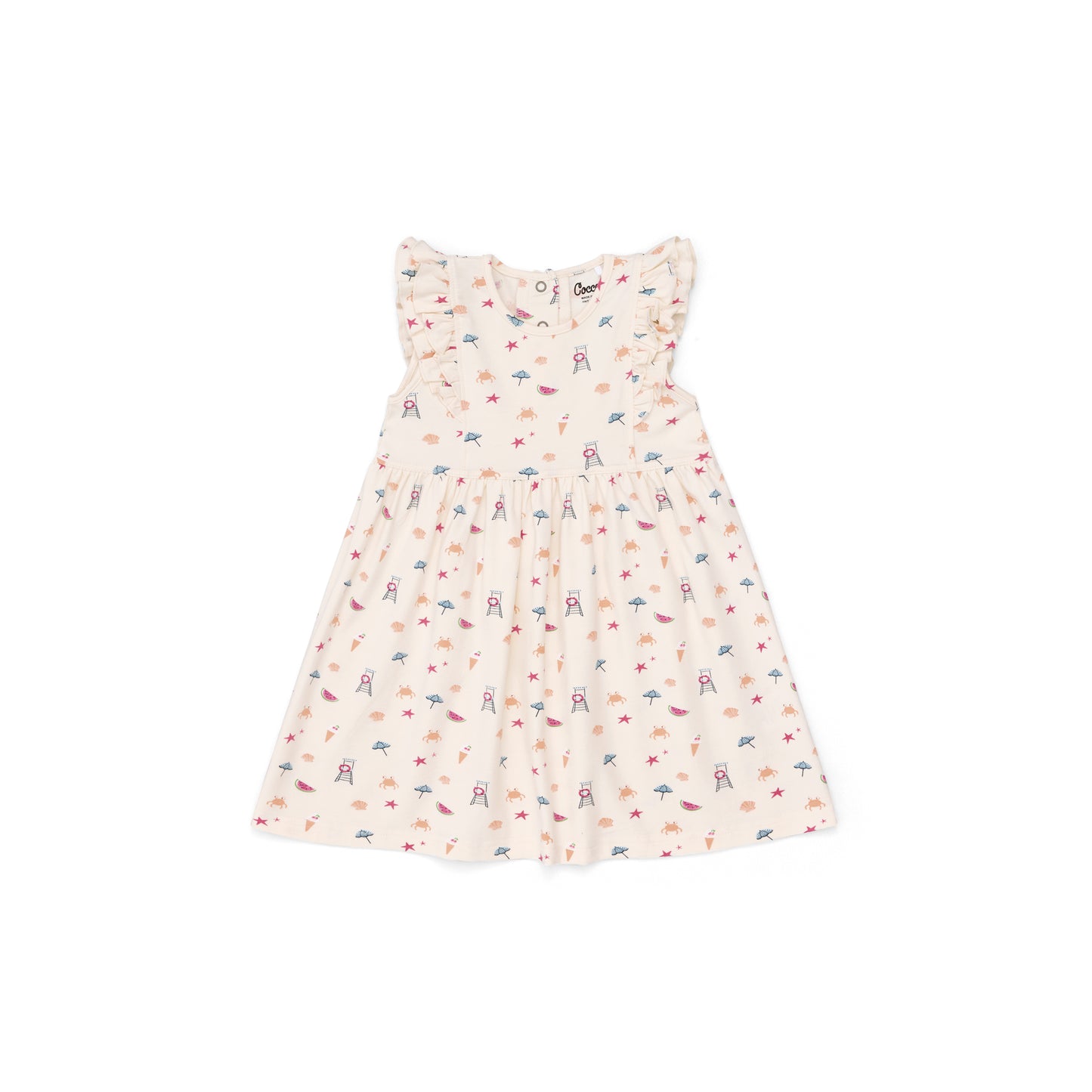 Sample Edit: Coccoli - Modal Ruffle Dress