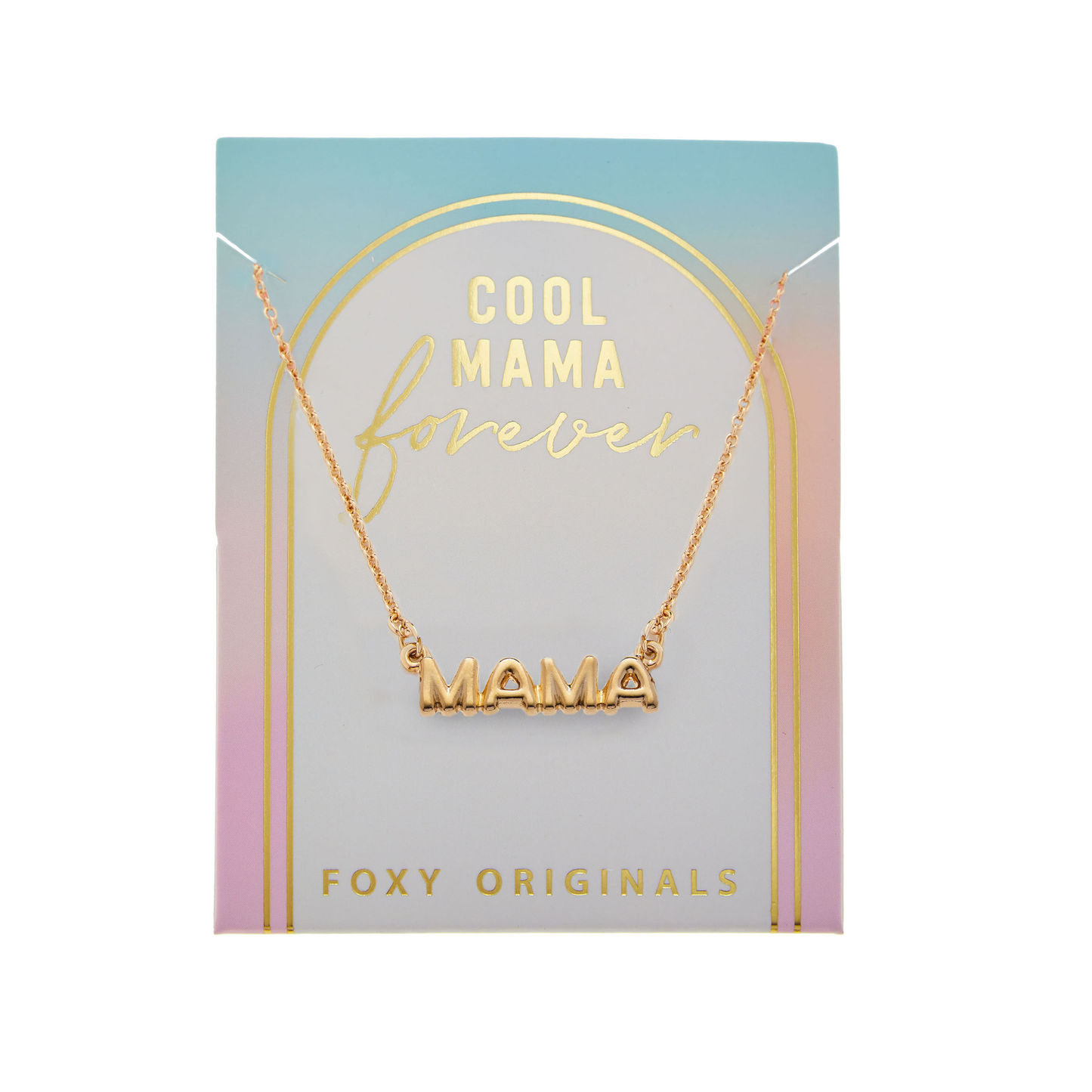 Foxy Originals - Forever Mama Bubble Letter Necklace
