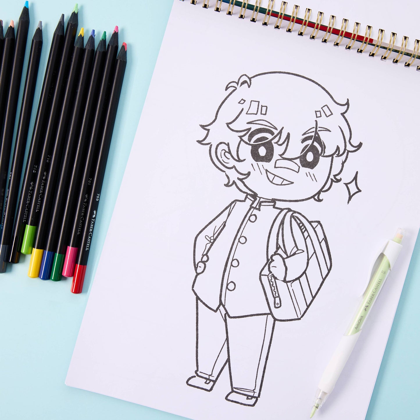 Faber-Castell / Creativity for Kids - Anime Drawing - Japanese Adventures Edition Coloring Book