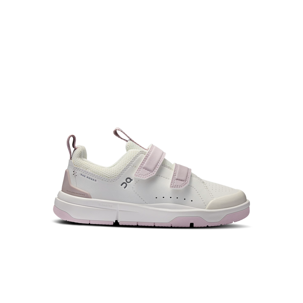 On The Roger Kids Lifestyle Shoe - Ivory | Orchid by ON Running