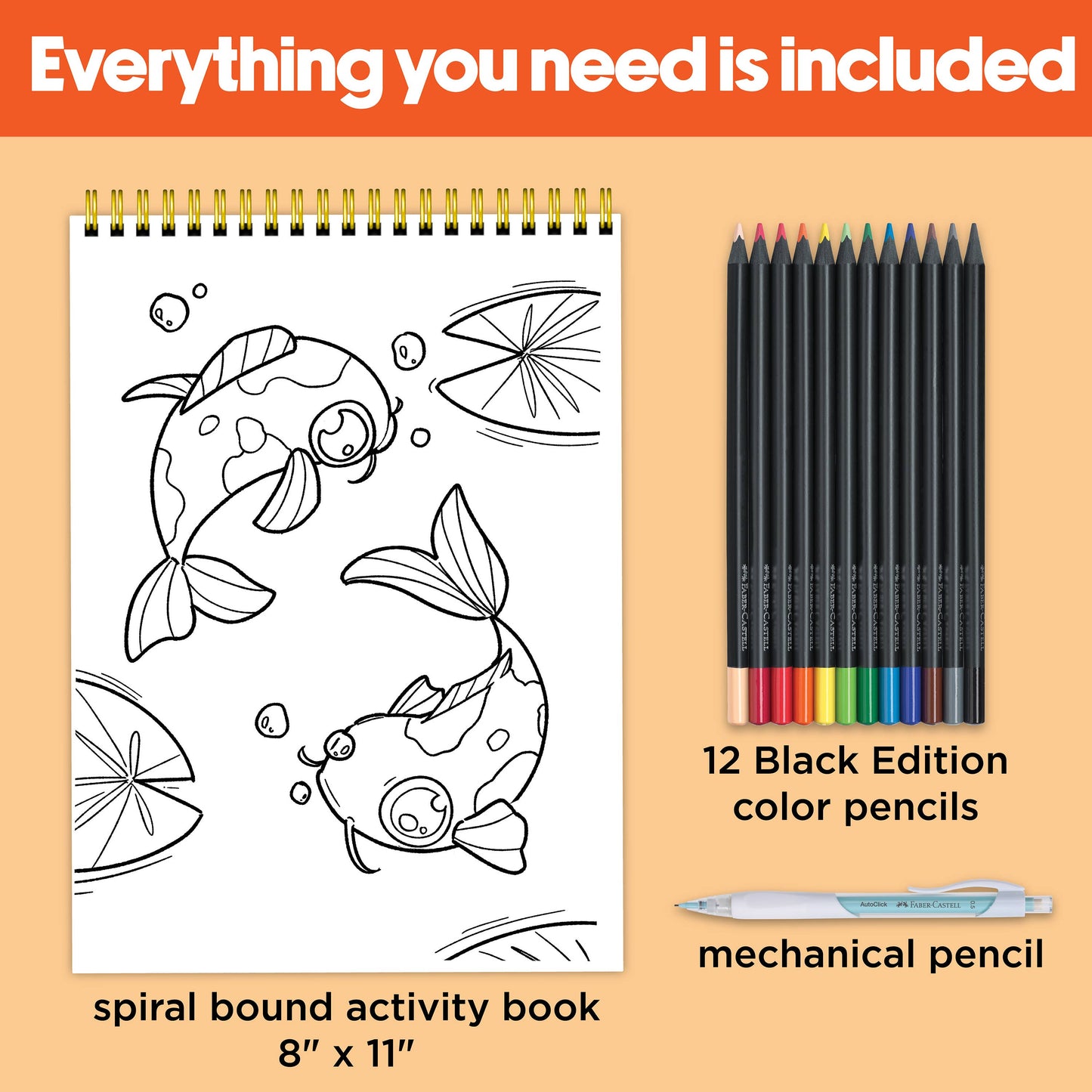 Faber-Castell / Creativity for Kids - Anime Drawing - Japanese Adventures Edition Coloring Book