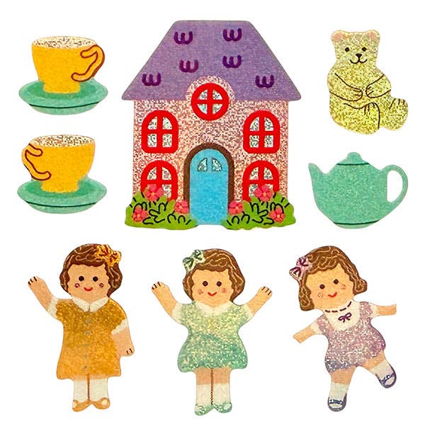 Sticker Garden - Glitter Dolls Sticker Sheet