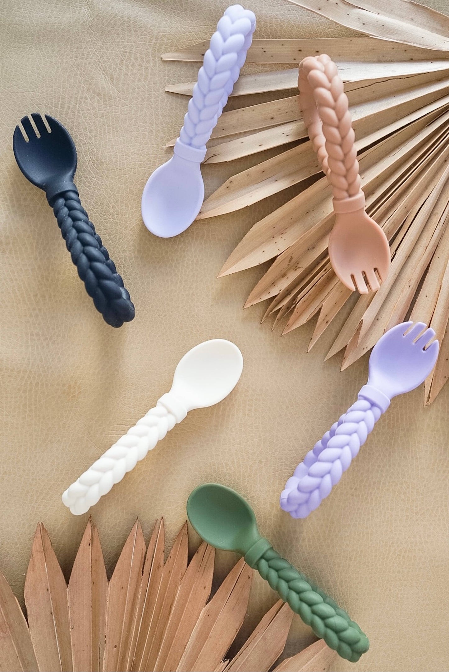 Itzy Ritzy - Sweetie Spoons + Fork Set: Mint