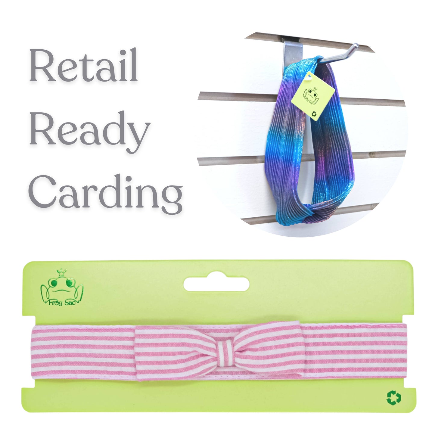 Frog Sac Large Mermaid Hair Bows, 4-Pack
