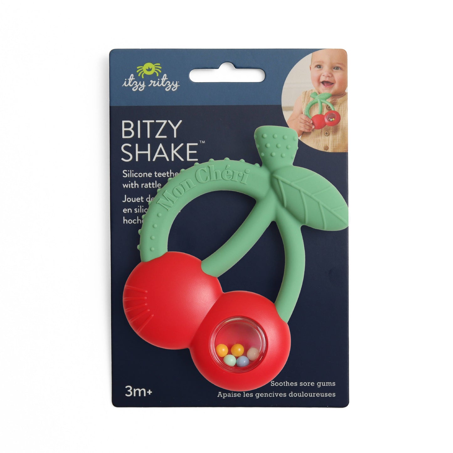 Itzy Ritzy - Bitzy Shake - Silicone Teether with Rattle