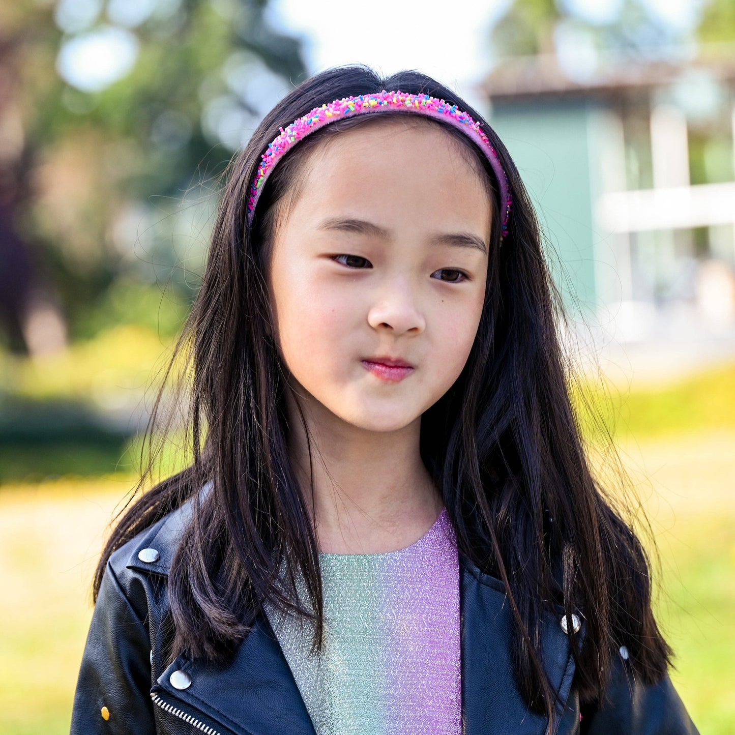 Frog Sac - Thin Sprinkle Headband - Non Slip Hair Accessories for Kids
