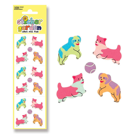 Sticker Garden - Classic Fetch Dog Pastel Sticker Sheet