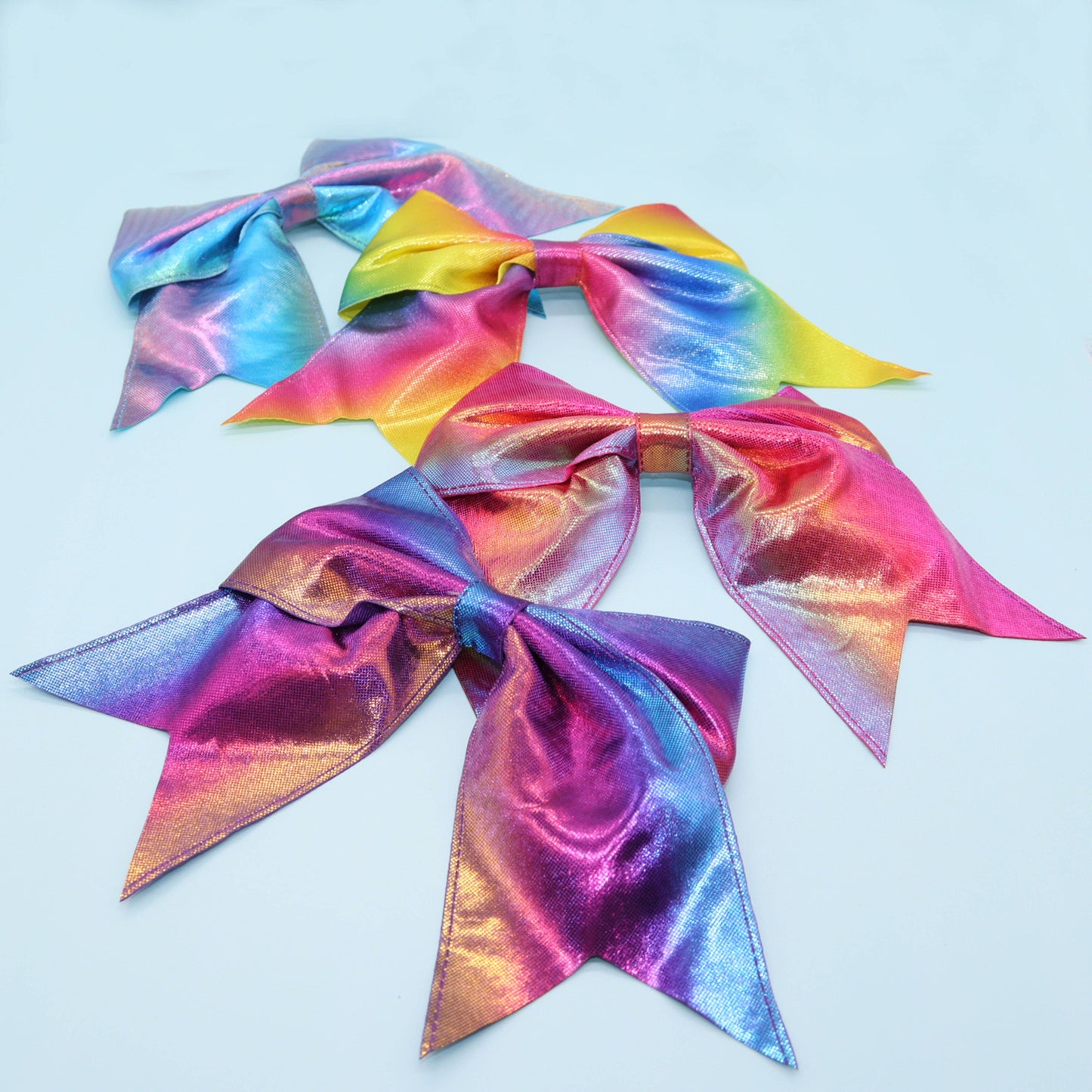 Frog Sac Large Mermaid Hair Bows, 4-Pack