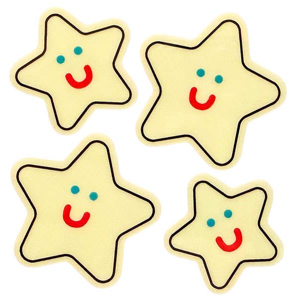 Sticker Garden - Glow in the Dark Happy Stars Sticker Sheet
