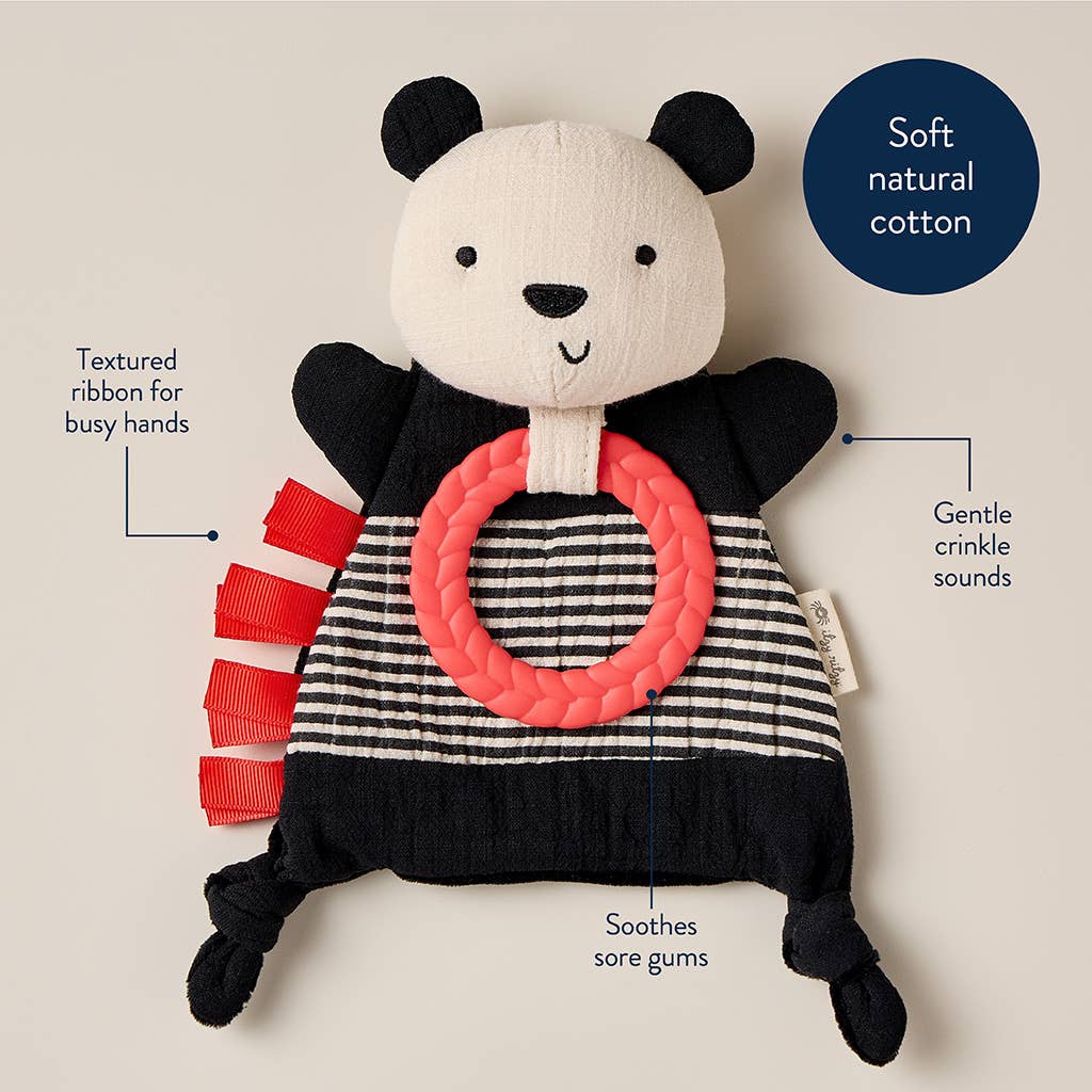 Itzy Ritzy - Bitzy Crinkle Sensory Toy with Teether