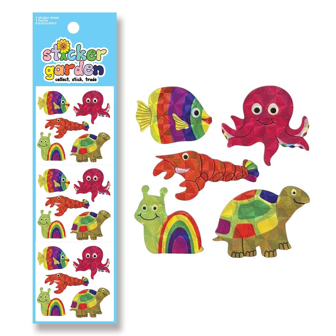 Sticker Garden - Prism Sea Life Sticker Sheet
