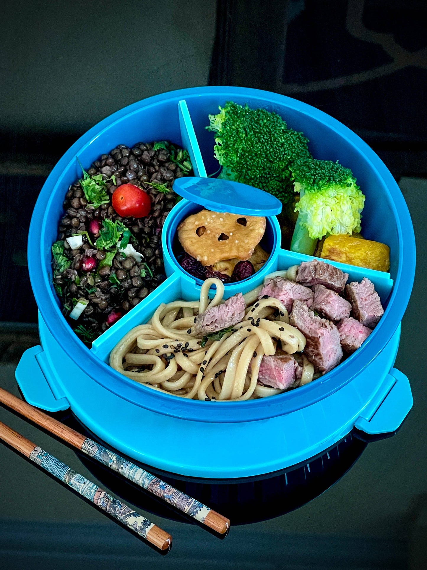 Yumbox - Poke Bowl with 3 Part Divider