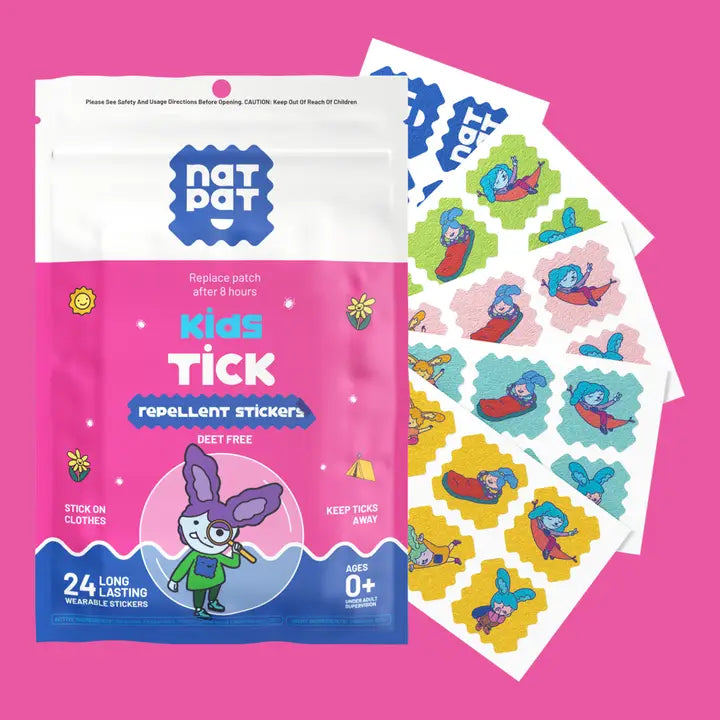 NATPAT - Tick Repellent Stickers: Bug Patch, Safe For Kids