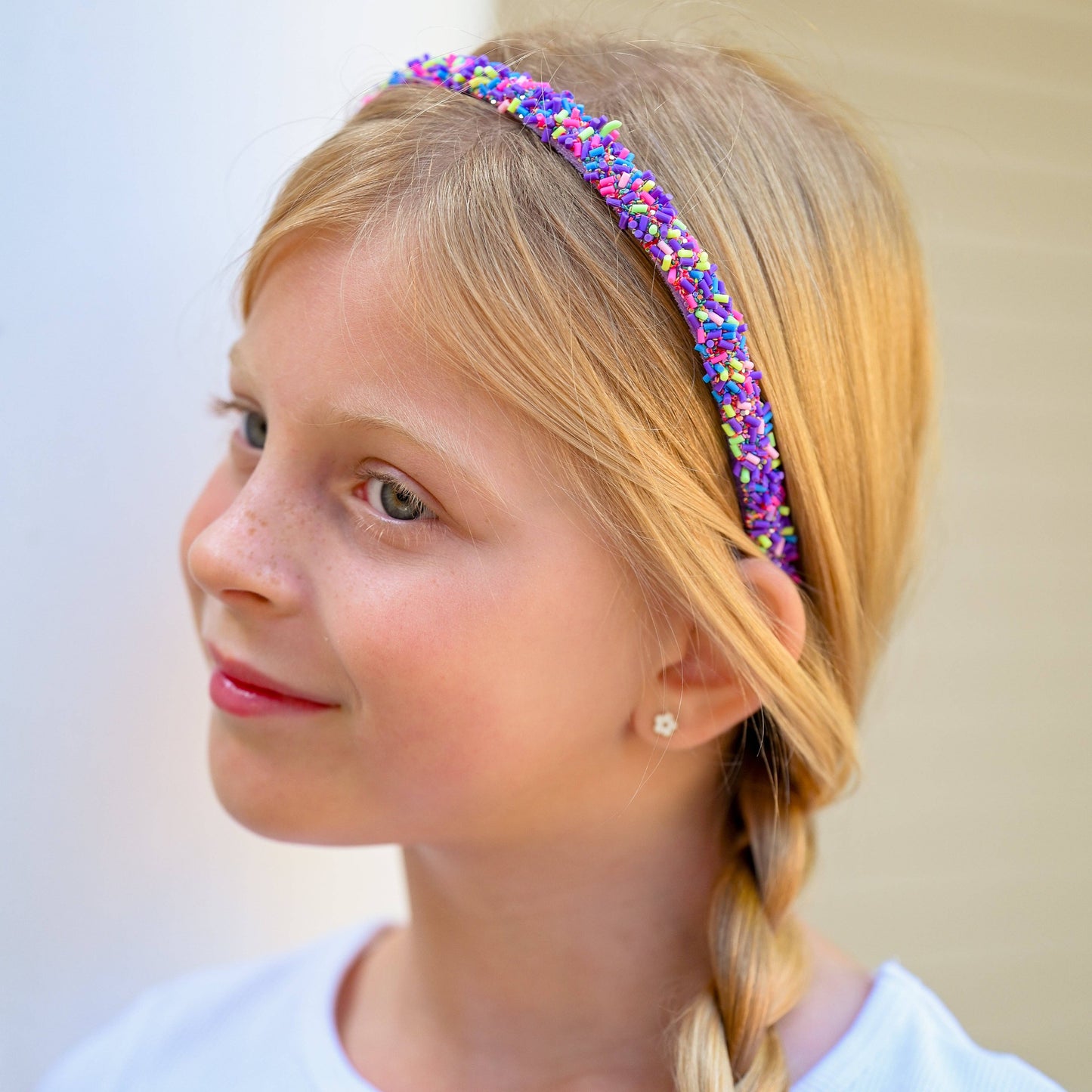 Frog Sac - Thin Sprinkle Headband - Non Slip Hair Accessories for Kids