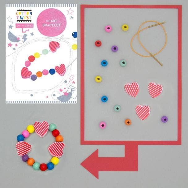 Cotton Twist - Make Your Own Heart Bracelet