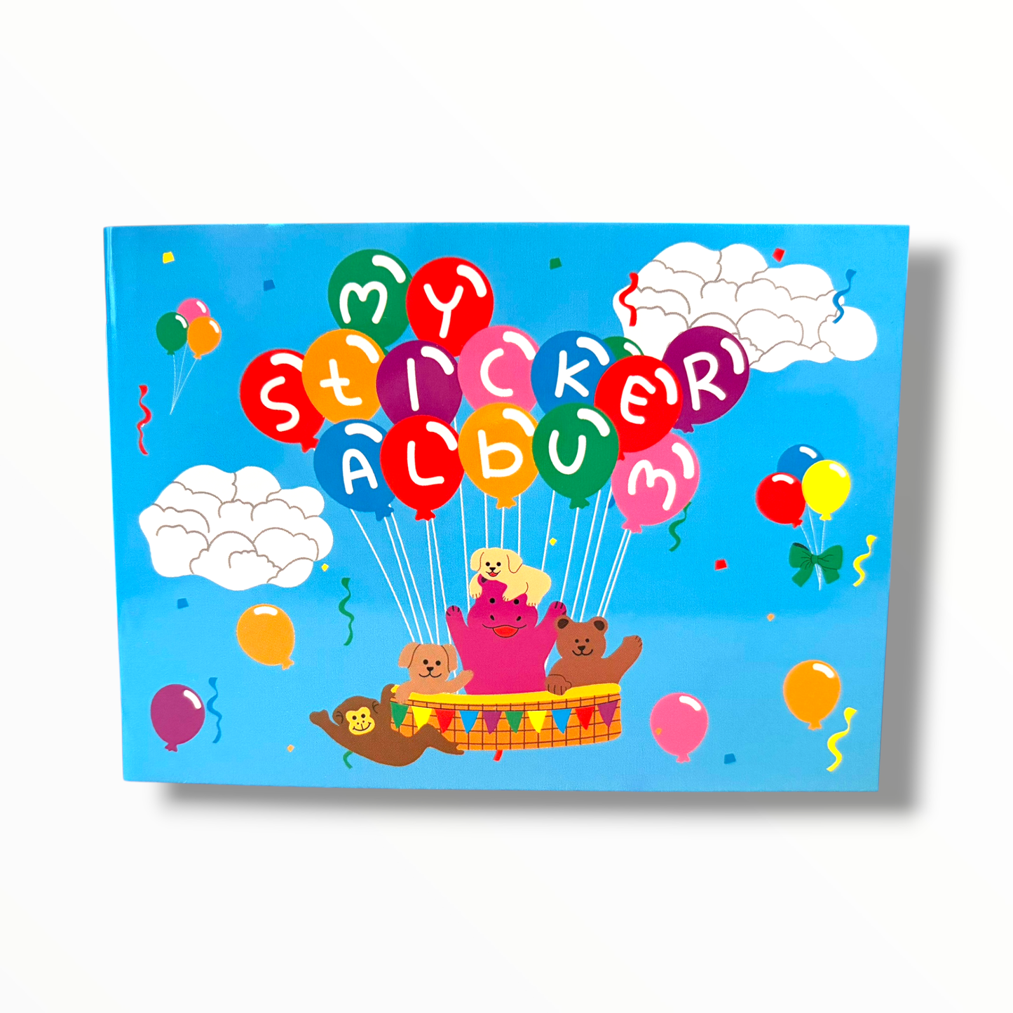 Sticker Garden - Blank Sticker Album Hot Air Balloon Design