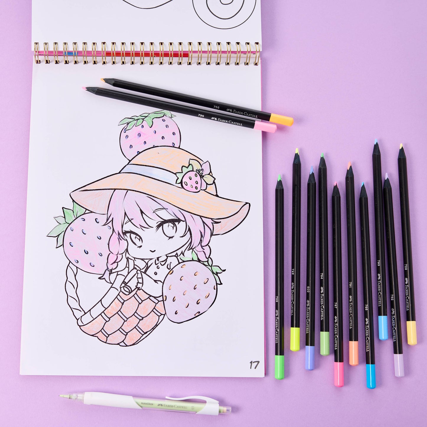 Faber-Castell / Creativity for Kids - Anime Drawing - Chibi Edition Drawing Instruction Kit