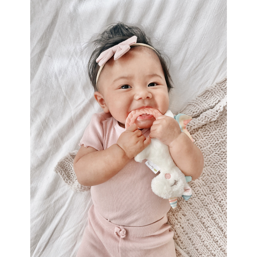 Itzy Ritzy - Ritzy Rattle Pal Plush Rattle Pal with Teether: Unicorn
