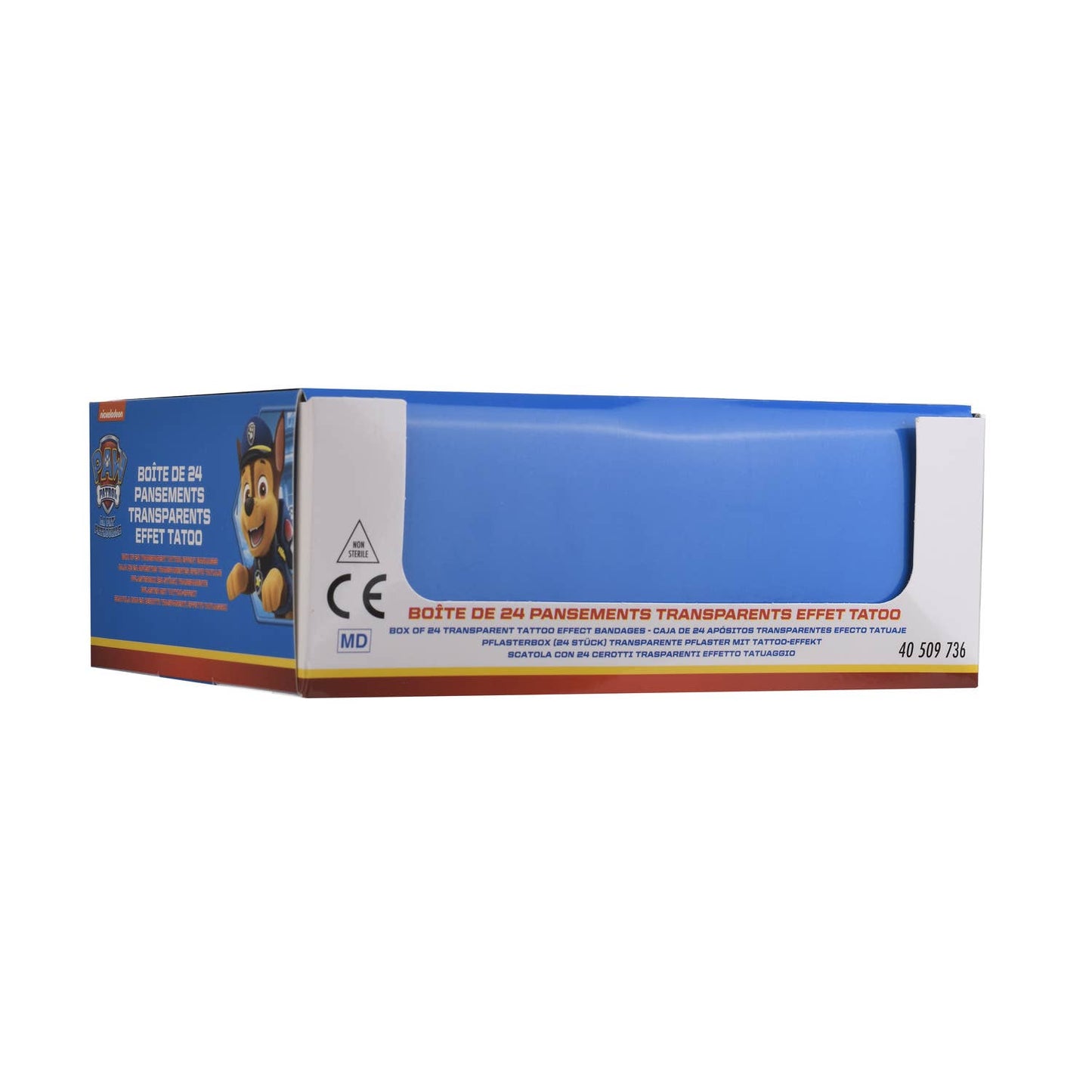 Takecare - Paw Patrol - Chase - Metal box of 24 bandages