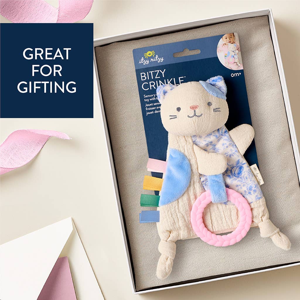 Itzy Ritzy - Bitzy Crinkle Sensory Toy with Teether