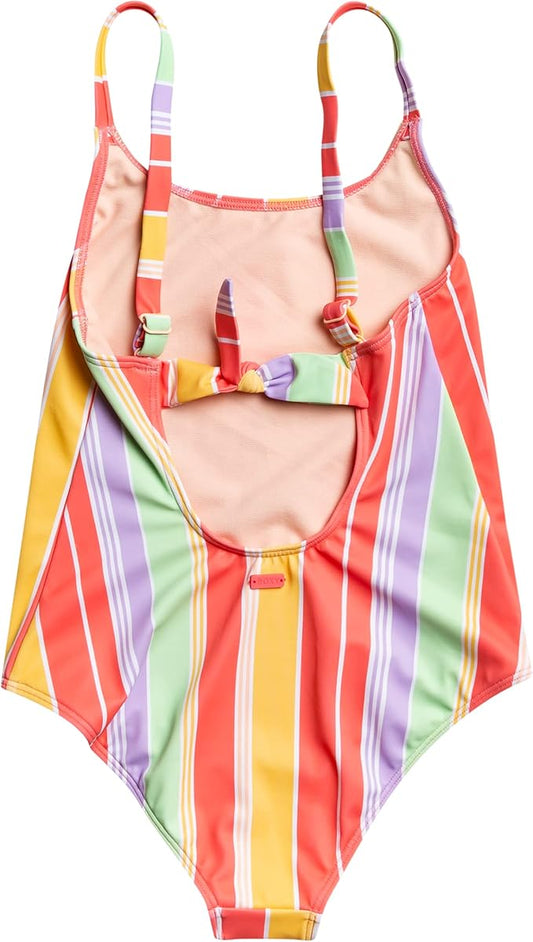 Roxy Girls' Ocean Treasure One Piece Swimsuit - 10Y
