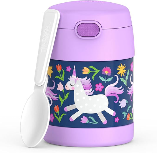 Thermos Funtainer 10oz FUNTAINER® FOOD JAR PATTERNS, Unicorn Blooms
