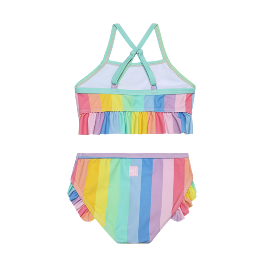 Color Kids - Girl's Swim Suit 2 pc Bikini W. Frill