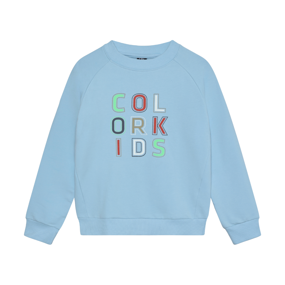 Color Kids - Color Block Logo Pullover Sweater