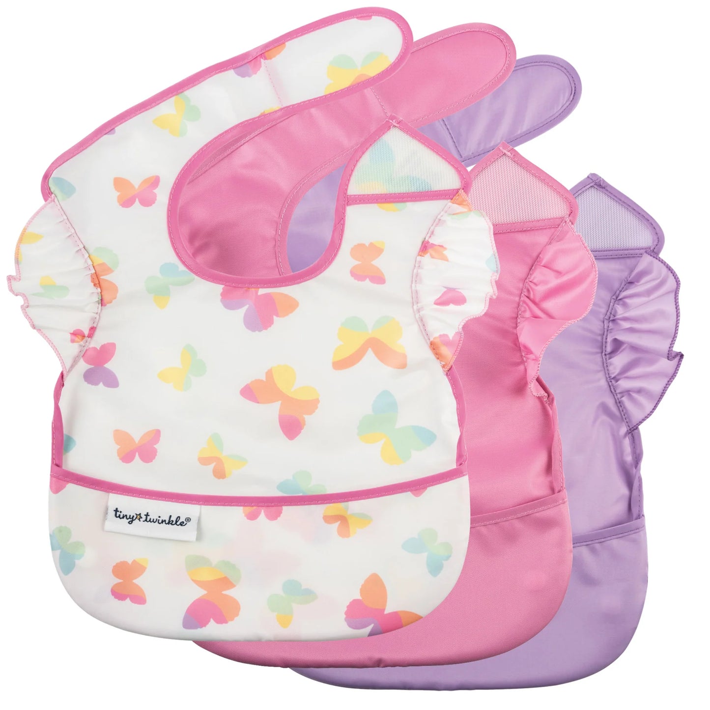 Tiny Twinkle - Mess-Proof Easy Bib 3 Pack