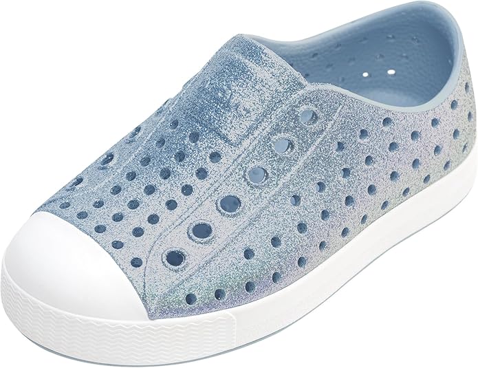 Native Shoes Jefferson Kids' Bio Bling Slip-On - Future Purple Bling