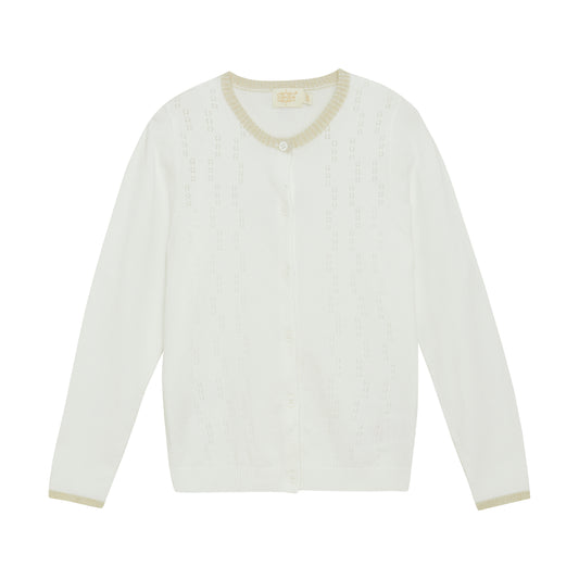 Creamie Cardigan Pointelle - 2Y