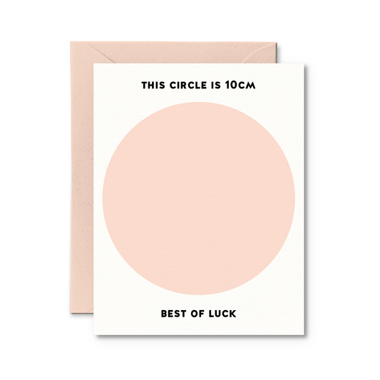 Pretty by Her - 10cm Card Funny Pregnancy Card