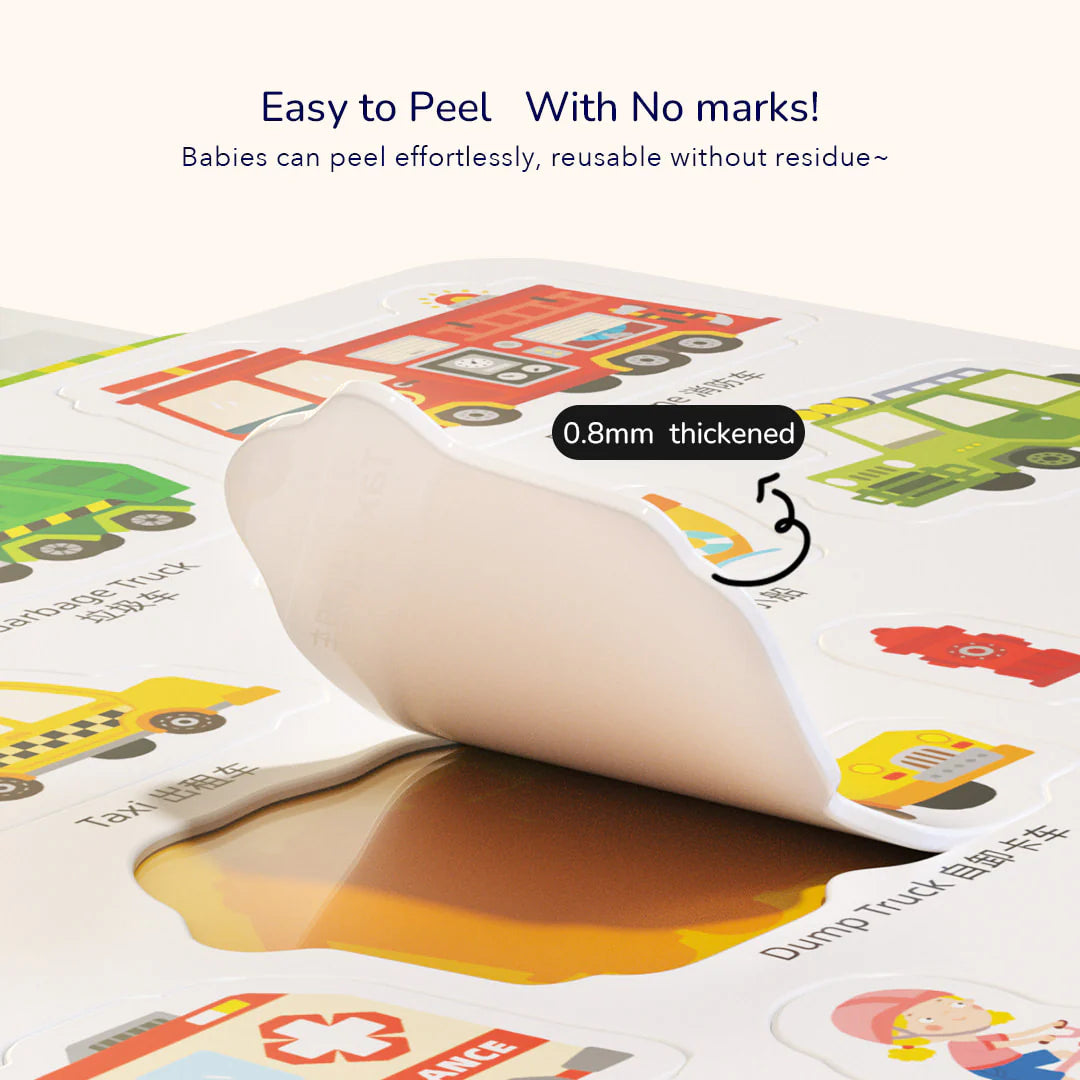 Mideer Reusable Jelly Sticker Activity Book