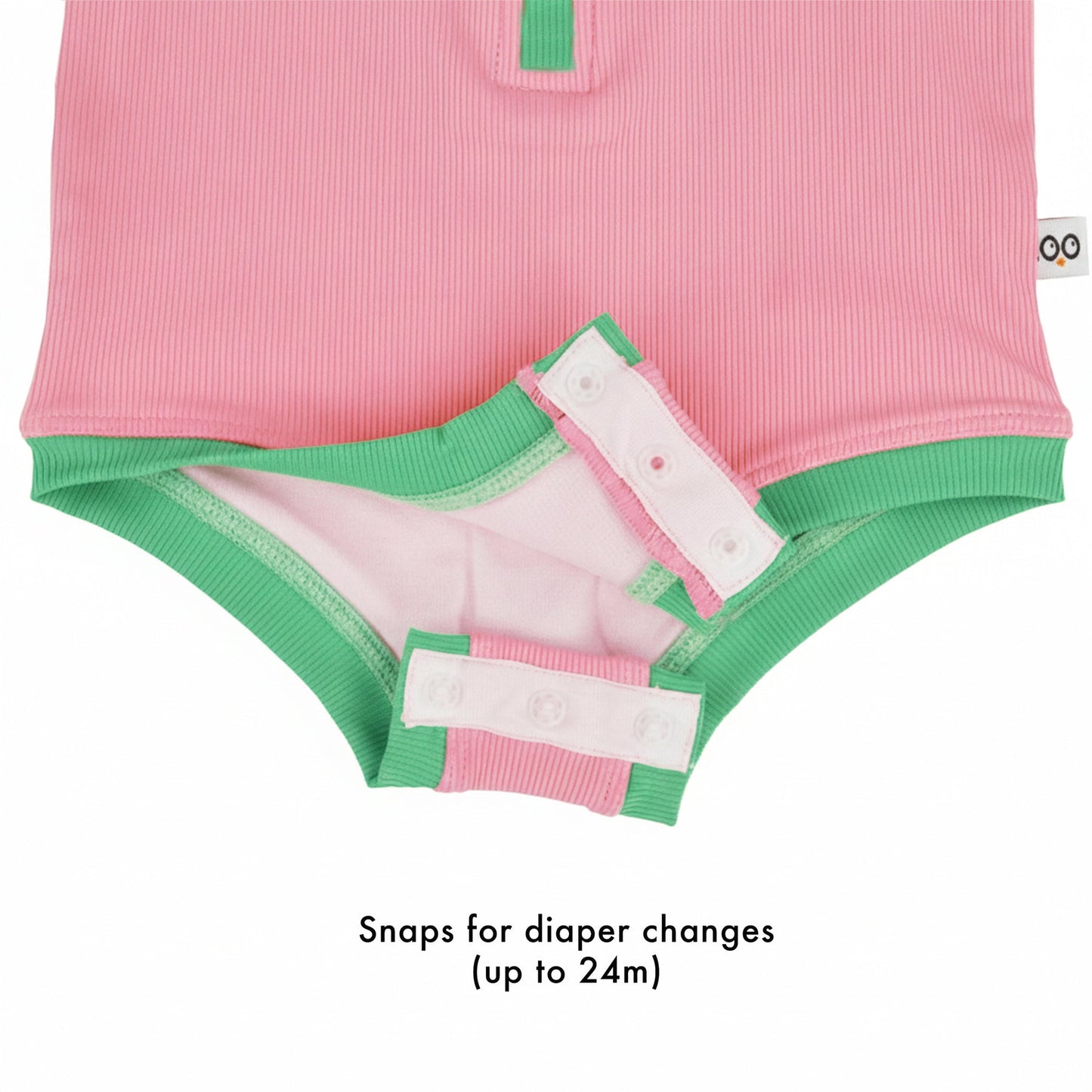 ZOOCCHINI - Short Sleeve Solid Swimsuit