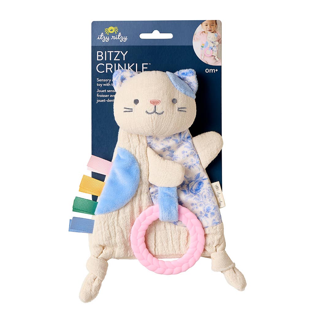 Itzy Ritzy - Bitzy Crinkle Sensory Toy with Teether